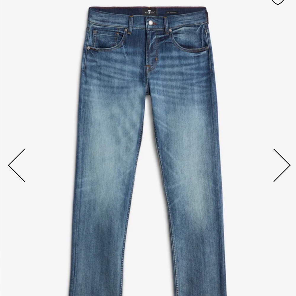 7 For All Mankind Luxe Standard Performance Straight Leg Jeans